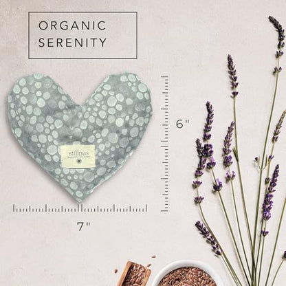 Stillnus Weighted Heart Eye Pillow & Eye Mask – Gift for Women, Pebble - style: Moon