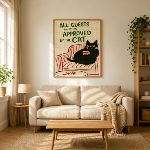 5D Diamond Painting Kit for Adults, Funny Black Cat Diamond Art Kits | DIY Full Round Drill Cartoon Gem Painting Paint by Diamonds Relaxing Craft for Home Wall Decor 12x16inch - color: KM1261-1