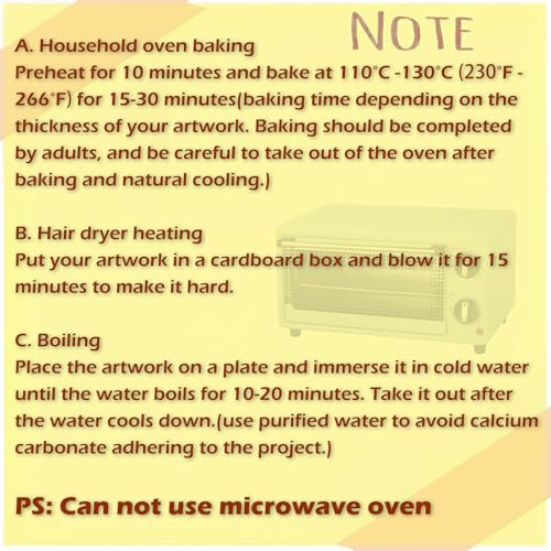 ReArt Oven Bake Polymer Clay White, Non Toxic 1.1Lbs Great for Modeling, Sculpting, Holiday, DIY Jewelry Making Projects. Great for All Skill Levels