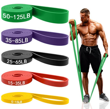 5PCS Resistance Bands for Working Out, Pull Up Assistance Bands Set - color: 5개.