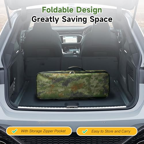 Folding Stretcher for Medical Emergency with Heavy Duty Handles - color: Camo