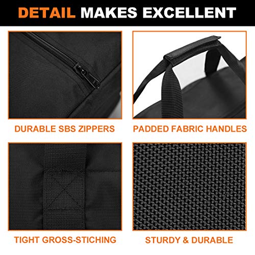 COOLBEBE 36-Inch Large Travel Duffle Bag, 100L Heavy Duty Luggage, Black - size: 36" x 13" x 13"