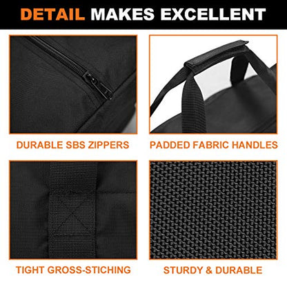 COOLBEBE 36-Inch Large Travel Duffle Bag, 100L Heavy Duty Luggage, Black - size: 36" x 13" x 13"