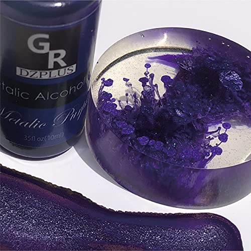 Metallic Alcohol Ink Set -26 Metallic Colors Alcohol Based Ink for Resin Art, Fluid Art,Resin Craft,Resin Petri Dish，Alcohol Ink Paint for Yupo,Tumbler (Metallic 26 Color Set)