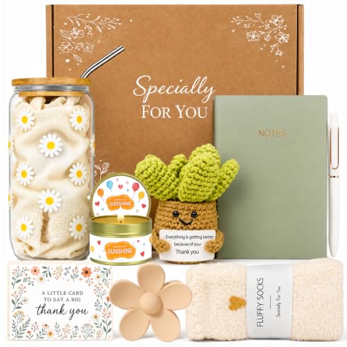 Thank You Gifts for Women 9PCS, Teacher Appreciation Gifts,Employee Appreciation Gift, Administrative Professional Day Gifts,Teacher, Employee, Nurse, Friends, Social Worker