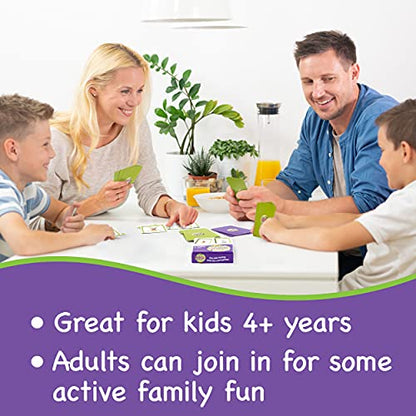 Exercise Cards for Kids, Play PE Games with 20 Exercises, 52 Cards | PE Teacher Must Haves, Solo or Group Play, Indoor Classroom Recess Games, Home School Therapy, Snap Memory Go Fish, Ages 4+ - style: Kids Exercise Cards