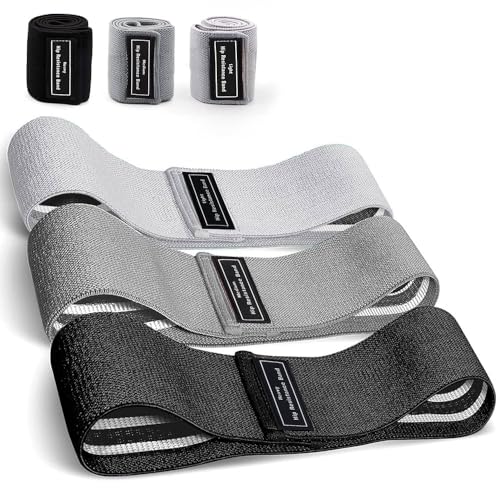 Premium Quality Non Slip Fabric Resistance Bands Gym Home Workout Exercise Stretching Yoga Pilates Loop Bands