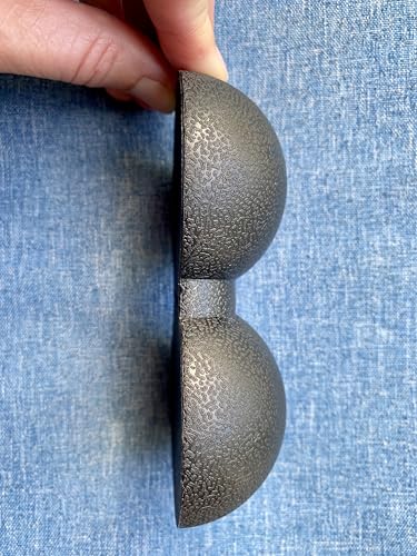 BAlign® Bowtie, Patented Half-Peanut Massage Ball, Back Pain Relief, Spine & Pelvic Alignment, Yoga Stretching & Mobility Aid, Myofascial Release & Trigger Point Therapy (Black) - color: Black