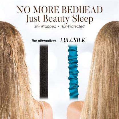Breathable Silk Sleep Mask Blindfold, Elastic Blackout Eye Cover Headband for Sleeping Nap Travel Time, Peacock Blue, 1 Pack - color: Peacock Blue