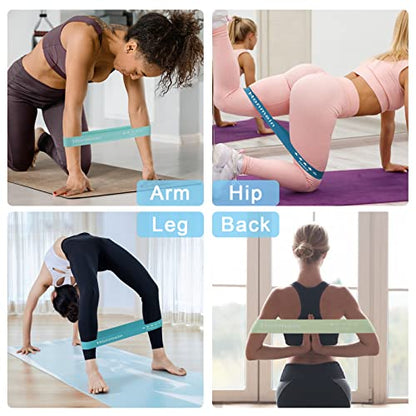 Resistance Bands for Working Out,Exercise Bands with 5 Resistance Levels - color: Blue