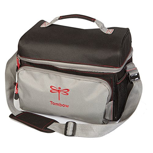 Tombow 56177 Storage Tote, Black and Grey. Perfectly Stores All of Your Tombow Arts and Crafts Supplies - color: Black/Gray