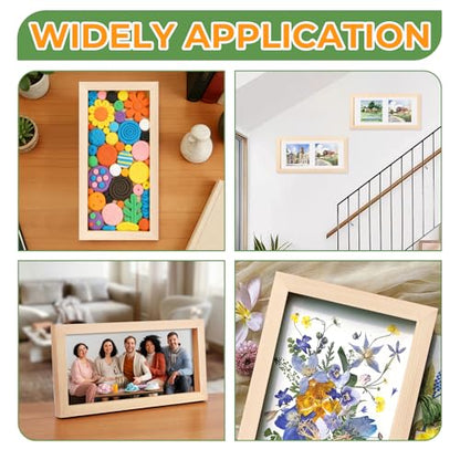 FSWCCK 5 Pack 6 x 12 inch Wood Panel Boards, Unfinished Wood Canvas Panels for Crafts, Painting Canvas, DIY Art Projects, Pouring, Arts Use with Oils, Acrylics - size: 6"X 12" 5 Pack