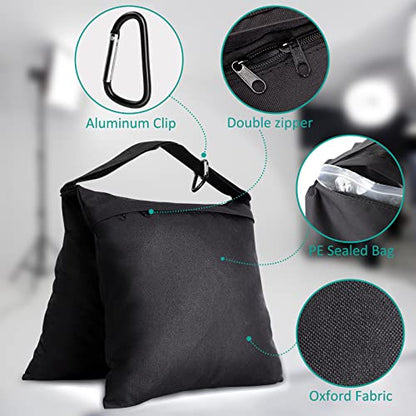 8 Packs Sandbags Weight Bags for Light Stand Photography Video Support - size: 8PCS