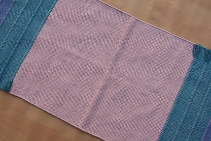 Jaipur art & Rugs Cotton Yoga Mat - Eco-Friendly Hand-Woven Rug - Non Slip & Thick (24”x72”x5mm) for Everyday Fitness at Home - Comfortable Extra-Long - color: Multi 4