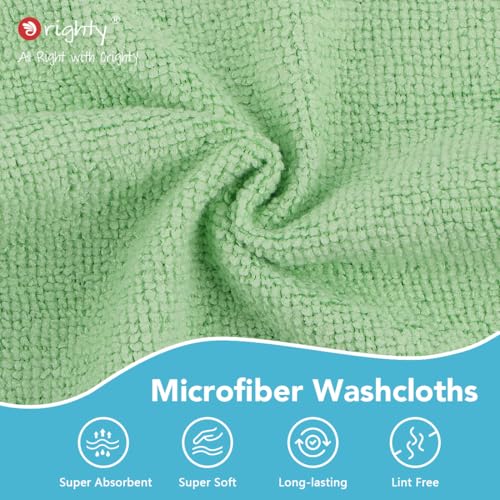 Orighty Wash Cloths, Face Towels 12x12 Inch 20 Pack - color: Multicolor
