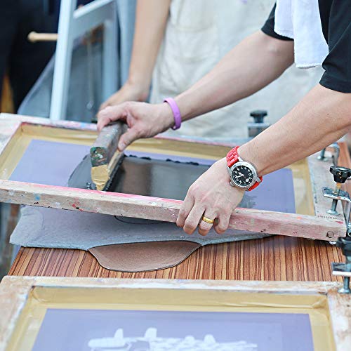 Caydo 2 Piece 10 x 14 Inch Aluminum Silk Screen Printing Frames with 110 White Mesh for Screen Printing - style: 110 Mesh