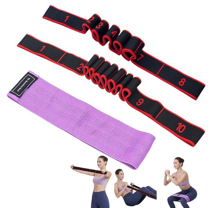 Numbered Resistance Bands Set for Glutes and Legs