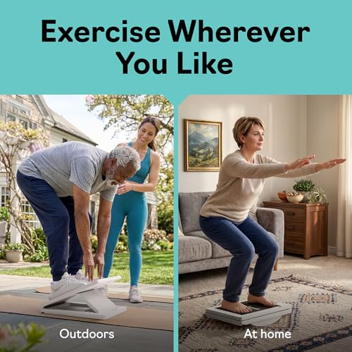 Slant Boards for Exercise, Wooden Slant Board, Calf Stretch Board with 7 Incline Angles, Velour Board, Balance Board & Calf Stretcher, Portable Incline Board for Physical Therapy, Ankle Mobility, Heel & Knees - color: White