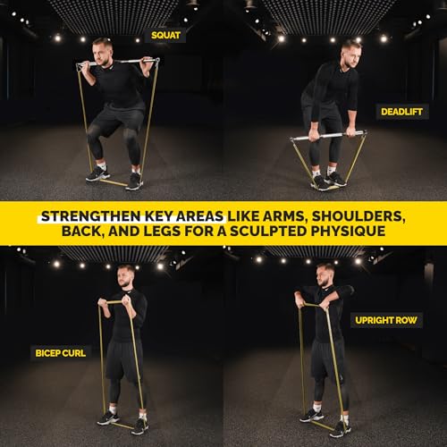 Long Resistance Bands Set, 5 Pull Up Assistance Bands for Working Out - color: Green 3