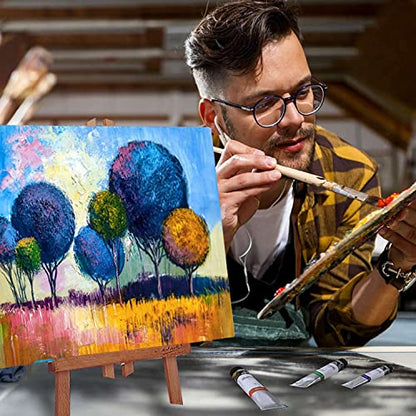 Stretched Canvases for Painting 11x14 Inch 7-Pack, 10 oz Triple Primed Acid-Free 100% Cotton Blank Canvas, Art Canvases for Oil Paint Acrylics Pouring & Wet Art Media, Pour Painting - size: 11"x14"(7-Pack), style: Studio