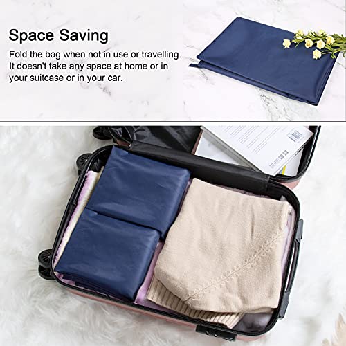 Polecasa Extra Heavy-Duty Laundry Bag with Handles, Navy, 21x24” - color: Navy, size: 21" x 24" | 1 Pack