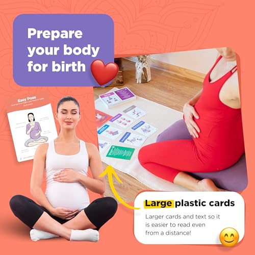 WorkoutLabs Prenatal Yoga & Ayurveda Cards – Healthy and Conscious Pregnancy Guide with Ancient Wisdom in a Modern Way · Premium Cards and Book Set for Pregnant Women and Prenatal Yoga Teachers