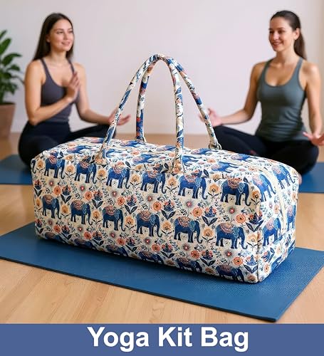 COZY TRENDS Yoga Bag with Storage Pockets – 27"x8" Large Mat Carrier Tote – Lightweight, Durable, and Stylish for Yoga & Pilates Gear - style: Style 4