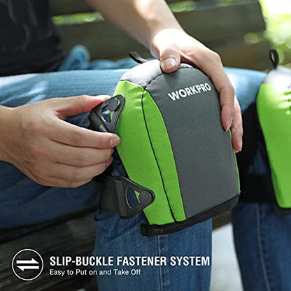 WORKPRO Garden Knee Pads For Unisex Adult - color: Green