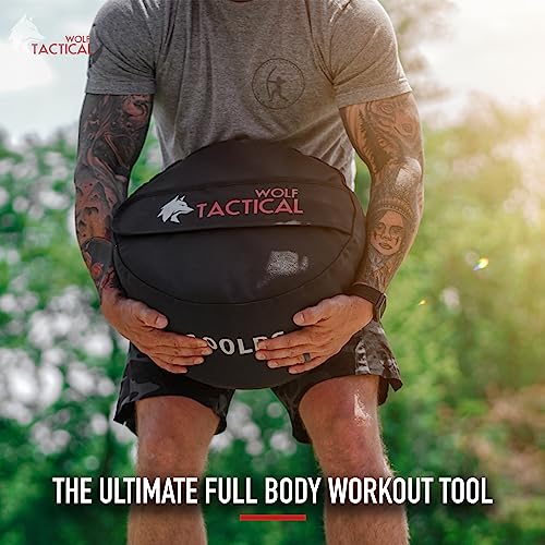 WOLF TACTICAL Sandbag Workout Bag Sand Bags for Weight Training Workout Sandbag Fitness Sand Bag - color: 100 LB (Red)