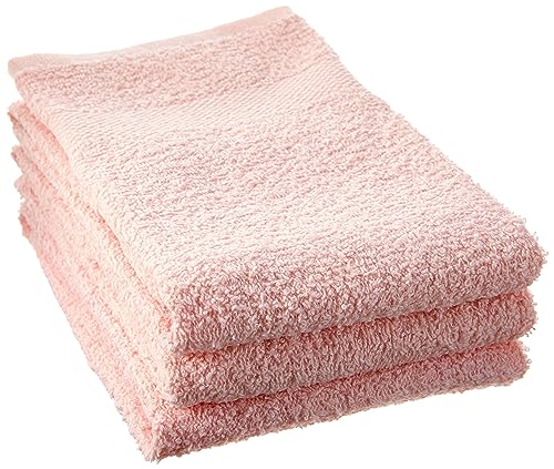 Simpli-Magic Cotton Set, Hand Towels, 16 in x 27 in, Pinky, Pack of 12 - color: Pink, size: 16 in x 27 in