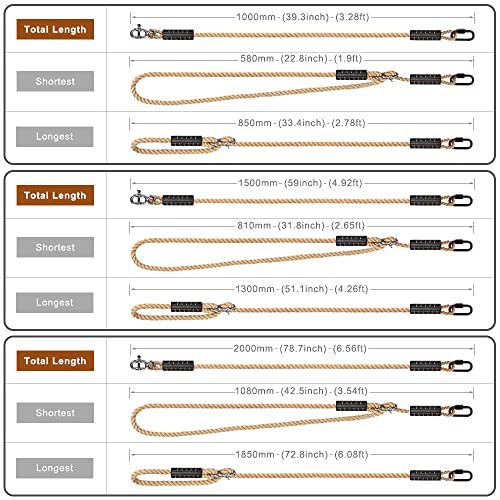 SELEWARE 6.5ft Tree Swing Rope, Adjustable Hammock Straps Hanging Kit | Quick Easy Installation, Fits Tree Branches, Beige 1 Pack, Ideal for Indoor Outdoor Use, Camping, Hammock Chairs and Swings - color: Beige-1 Pack, size: 6.5ft