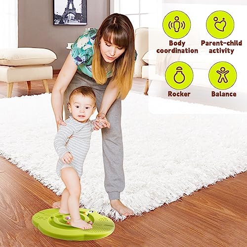 Kids Balance Board Wobble Board with Maze & Stepping Stones