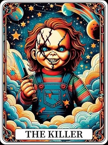 Halloween Diamond Art Kits for Adult Diamond Painting Kit for Beginner | Horror 5D DIY Funny Diamond Dots Full Drill Crafts for Gem Art Dot Art for Adults Home Wall Decor for Teens 12x16 inch - color: DP03525