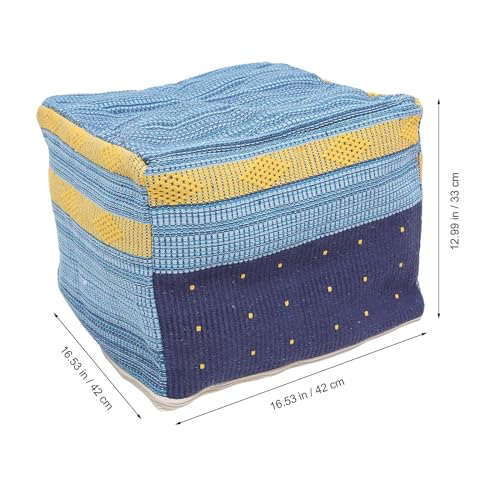 STOBAZA Floor Mat Pillow Seat Cover Cotton Pad Outdoor Chair Seat Tatami Cover Office Chair - color: Sky-blue