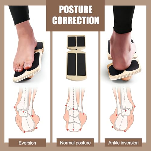 Ankle Balance Board for Foot Strength & Stability |Physical Therapy Tool for Sprained Ankle Recovery, Plantar Fasciitis Relief & Posture Correction | Balance Trainer for Home Fitness