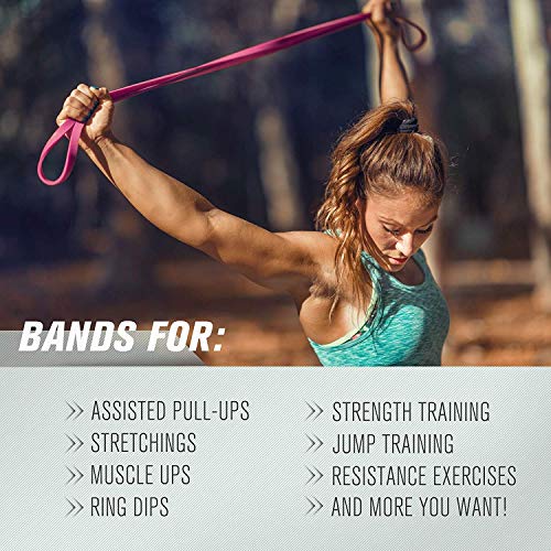 RitFit Pull Up Assist Band in Natural Latex for Stretching and Mobility - color: Combo