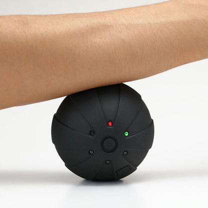 Vibrating Massage Ball for Muscle Recovery – Deep Tissue Trigger Point Massager, 9cm Portable Fitness & Physical Therapy Ball, USB-C Rechargeable for Back, Neck, Feet & Gym Use