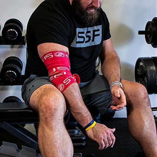 Serious Steel Mobility & Recovery (Floss) Bands |Compression Band | Tack & Flossing Band (7' L x 2" W) - color: Pair - Red