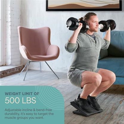 Lifepro InclineX Slant Board for exercise — Adjustable Calf Stretch Board