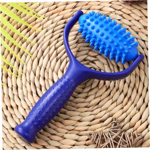 Hand Held Massage Stick Roller for Muscle Relief, Small Blue Abs PVC Massage Roller Comfortable for Full Body Use, for Yoga Enthusiasts and Sedentary Individuals
