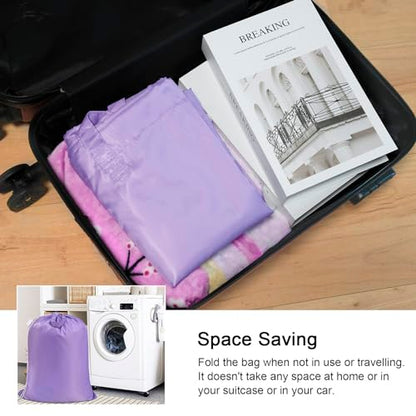 Polecasa Extra Heavy Duty Laundry Bag with Handles, Purple, 28x36" - color: Purple, size: 28" x 36" | 1 Pack