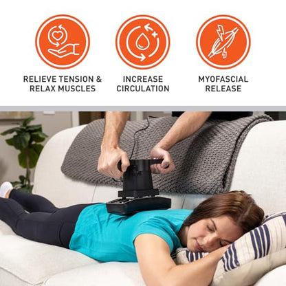 Body Sport Therapeutic Variable Speed Professional Vibrating Massager for Pain & Aching Muscle Relief – High-Powered, Effective, Chiropractic Myofascial Release Tool & Trigger Point Therapy - style: Variable Speed