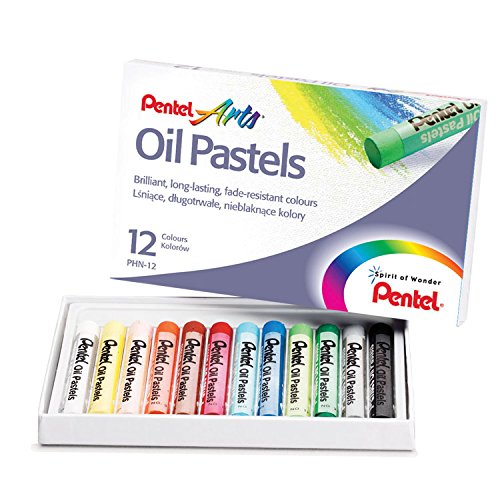 Pentel Arts Oil Pastels Class Pack Brilliant Fade Resistant Colours Long Lasting 36 (Packs of 12 Colour) - size: 1 Count (Pack of 36)