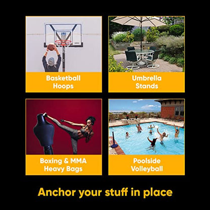 Sand & Sand Bag Alternative Polymer | A Smarter Way to Keep Equipment from Tipping Over | Keep Portable Basketball Hoops, Umbrellas & Items with a Base from Falling | Made in USA (16oz)