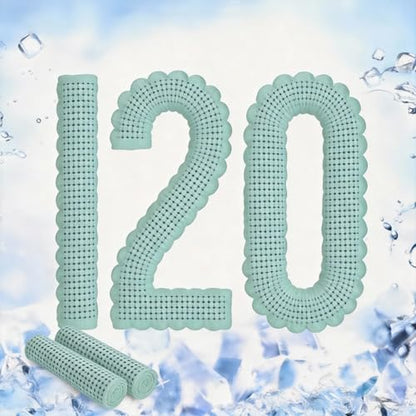QBrand 120팩 쿨링 타월, 101.6 x 30.5cm(40 x 12인치) 얼음 통기성 쌀쌀한 땀 걸레 극세사 운동 걸레 체육관 타월 목 및 얼굴용 요가 골프 스포츠 러닝용 (GR-120) - color: Gr-120