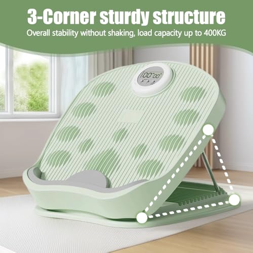 Slant Board Calf Stretcher, Adjustable Incline Stretching Board with Non-Slip Base, Leg Slimming Board for Foot Leg Hamstring Knees Ankle Heel Stretching Training