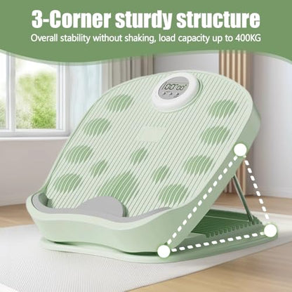 Slant Board Calf Stretcher, Adjustable Incline Stretching Board with Non-Slip Base, Leg Slimming Board for Foot Leg Hamstring Knees Ankle Heel Stretching Training