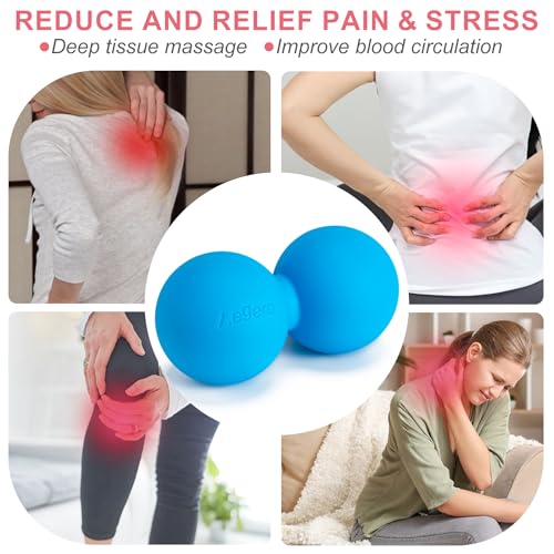 Aegero Peanut Massage Ball-Double Lacrosse Massage Ball (Mint Green) - color: Mint Green