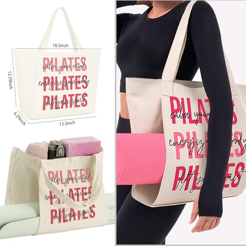 Pilates Kit for Women, Pilates Ring and Ball Set with Yoga Mat Bag, 12-Pcs - color: Blush Pink Essentials