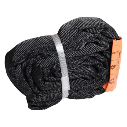 Endless Round Slings for Aerial Lyra Hoop Rig, Aerial Silks Handing Polyester Lifting Sling Spanset, Heavy Duty Polyester Capacity 5300 Lbs Vertical Capacity (Black, 3 FT) - color: Black, size: 3 ft